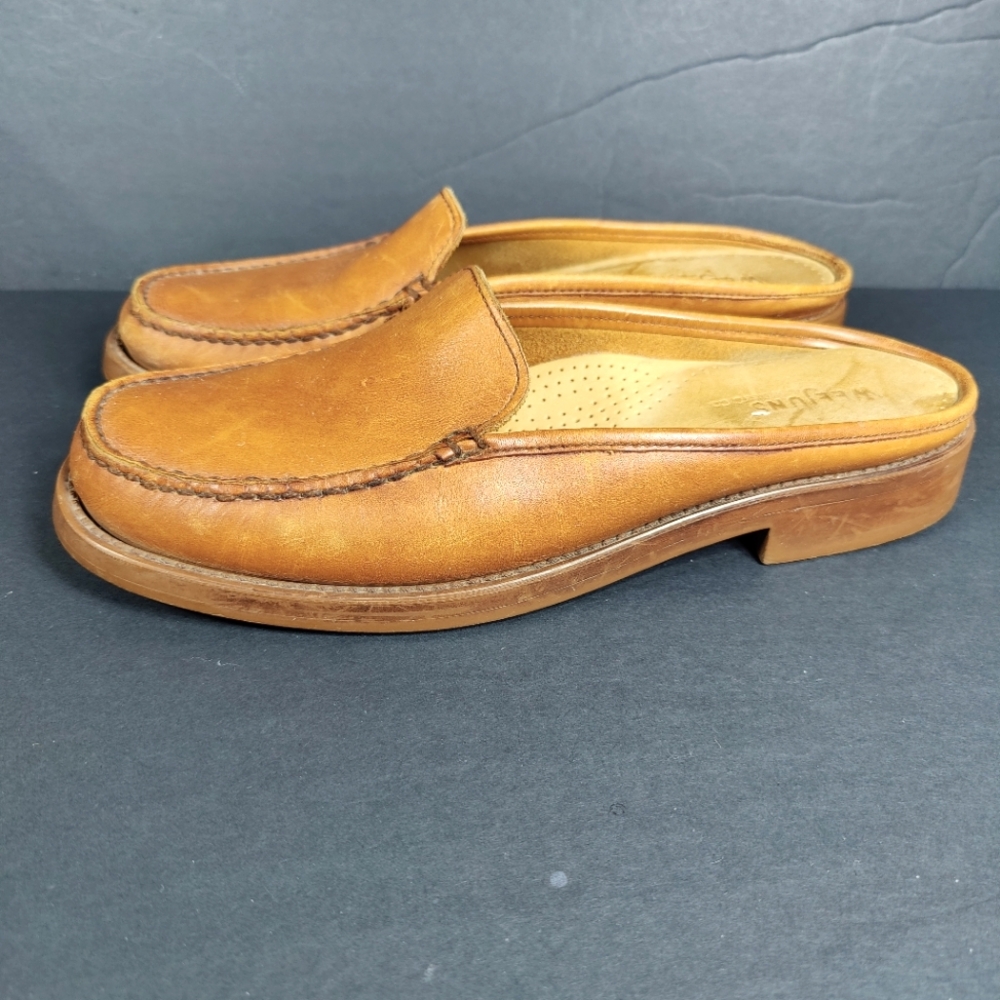 G.H. Bass & Co. Brown Leather Slip-On Loafers